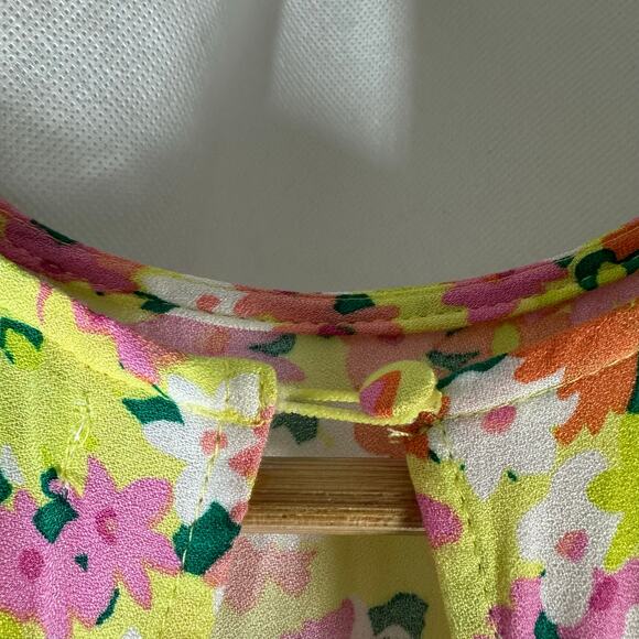 AFRM Jamie Open Back Midi Floral Dress Size Small - Picture 6 of 10